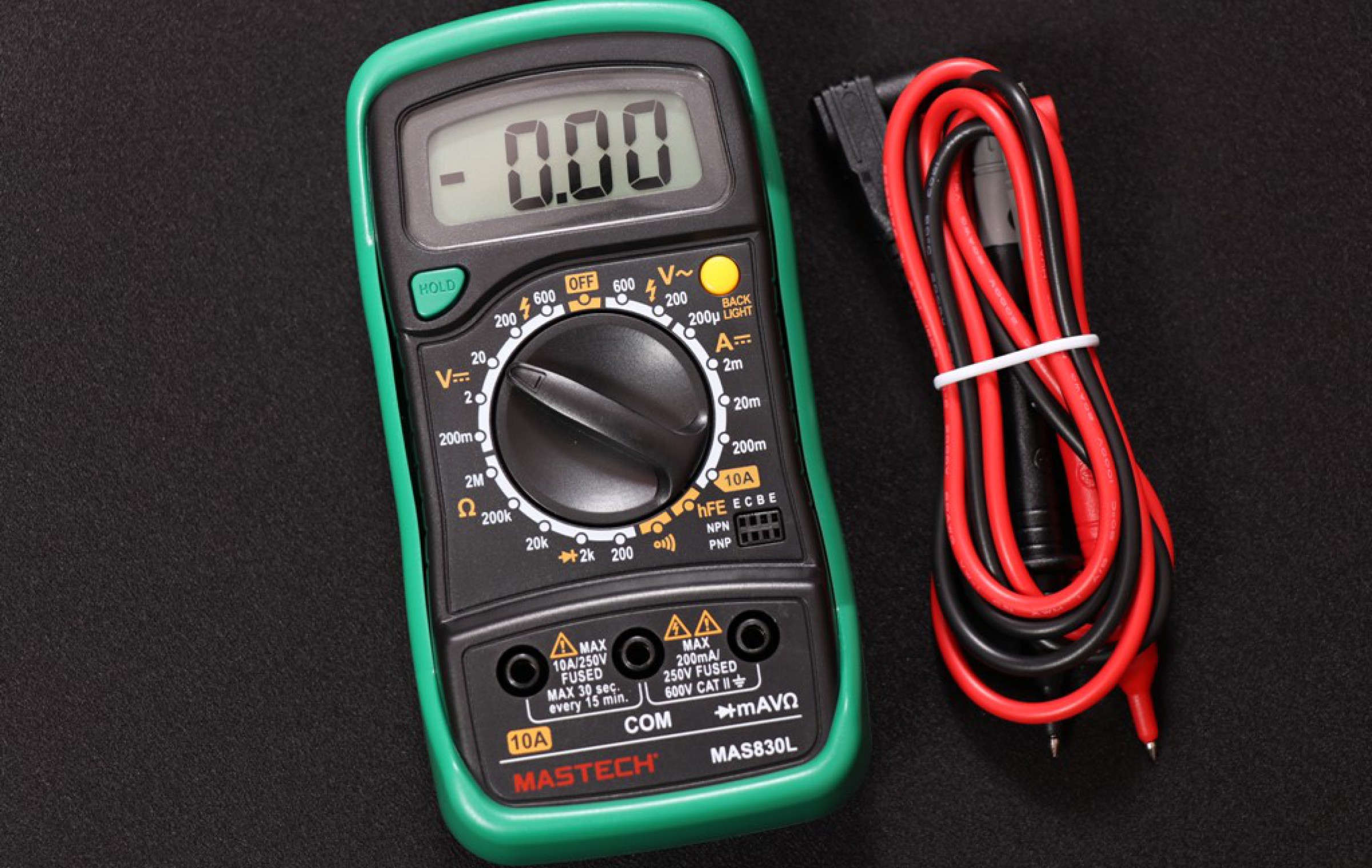 MASTECH MAS830L Digital Multimeter - Image 3