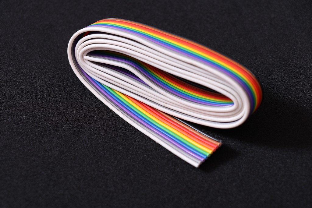 10 Core Flat Ribbon Cable (1 meter) – Eagle Electronics